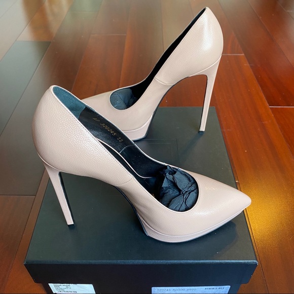 NWT Saint Laurent Patent Leather Pumps Heels 5" - Picture 4 of 8